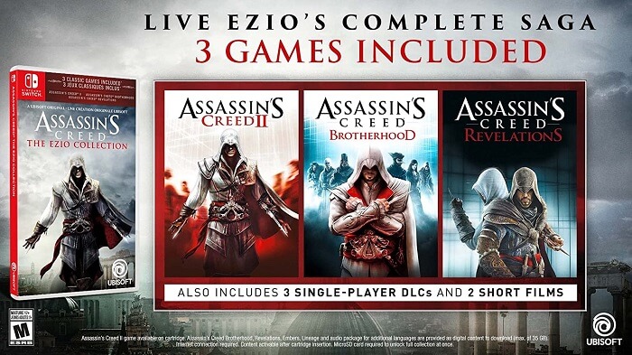 Assassin’s Creed The Ezio Collection Switch NSP Free Download
