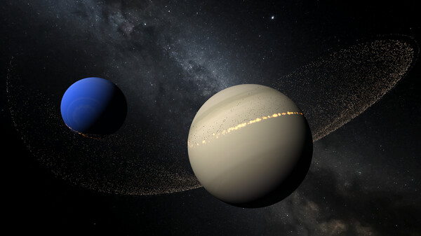 planetary collision simulation