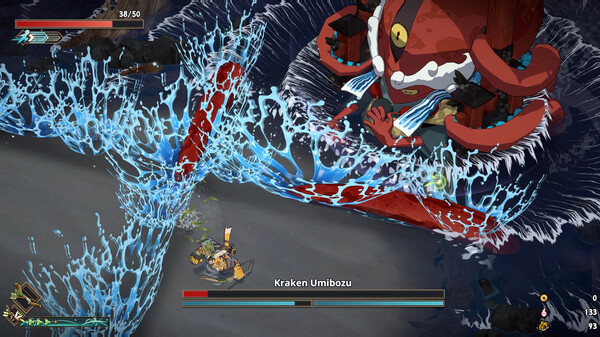 Sengoku period dark fantasy action