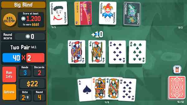 balatro gameplay screenshot