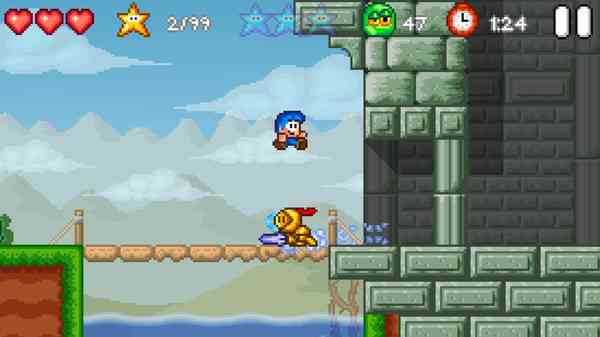 bloo kid 2 gameplay screenshot