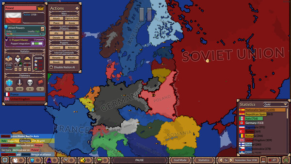 Ages of Conflict: World War Simulator Gameplay