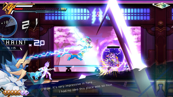 Azure Striker Gunvolt Trilogy Enhanced Screenshot
