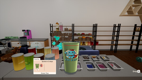 Boba Cafe Simulator Gamelay