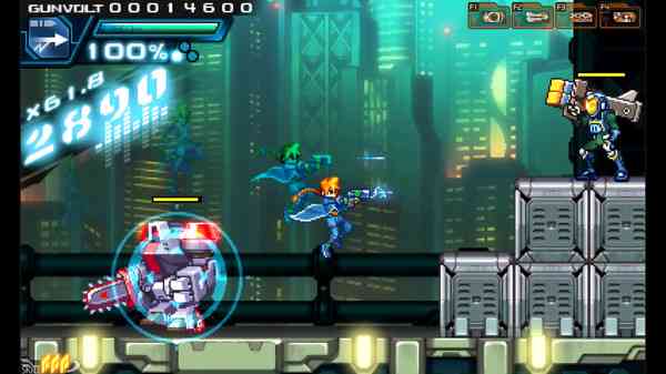 Azure Striker Gunvolt Gameplay