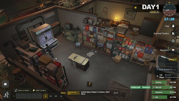 Survival Log Gameplay
